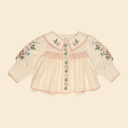 Apolina Lora Blouse ~ Milk Cream