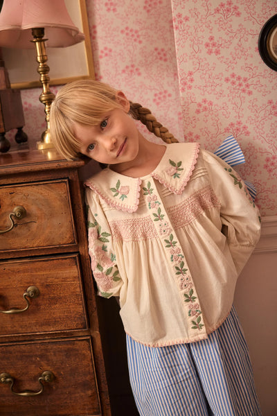 Apolina Lora Blouse ~ Milk Cream