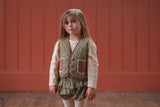 Little Cottons Organic Pointelle T-Shirt ~ Buttermilk