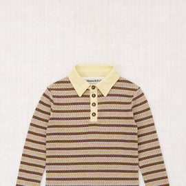 Misha & Puff Long Sleeve Polo ~ Overcast Rodeo