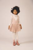 Soor Ploom Sage Pinafore ~ Rose Smoke
