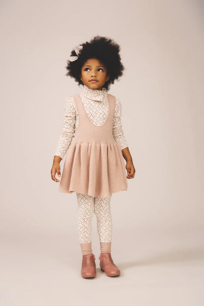 Soor Ploom Sage Pinafore ~ Rose Smoke