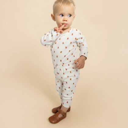 Floss Gingerbread Dot Baby Set