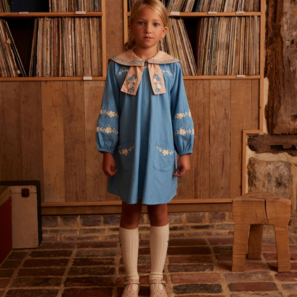 Apolina Maggie Sailor Dress ~ Nordic Blue