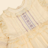 Apolina Marella Soft Organdie Dress - Cream