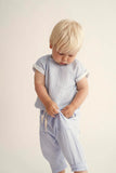 Cozmo Soft Gauze Baby Pants ~ Sky Blue