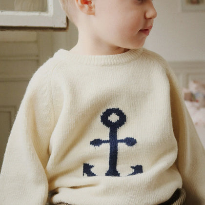 Konges Anchor Knit Sweater ~ Sailor