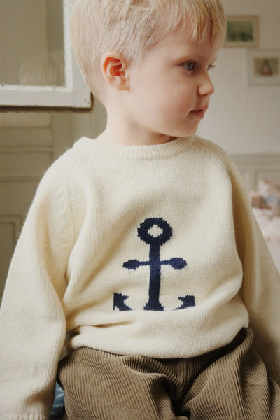 Konges Anchor Knit Sweater ~ Sailor