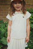 Konges Florita Polo Shirt ~ Antique White