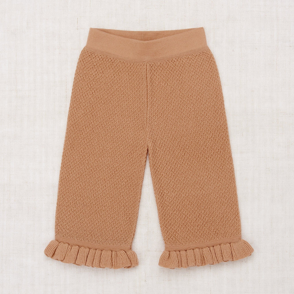 Misha & Puff Bow Ruffle Pant ~ Rose Gold | Wee Mondine