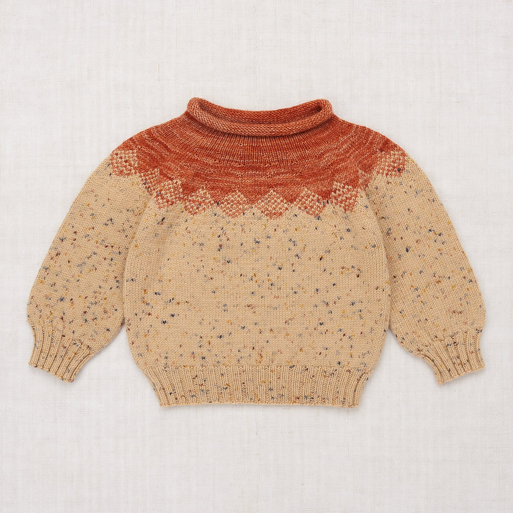 Misha & Puff Pinecone Sweater ~ Camel Confetti