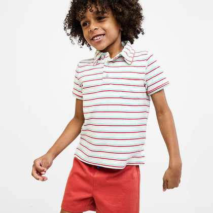 Oso & Me Marco Polo ~ Turq Triple Stripe