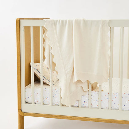 Oso & Me Graham Blanket ~ Cream