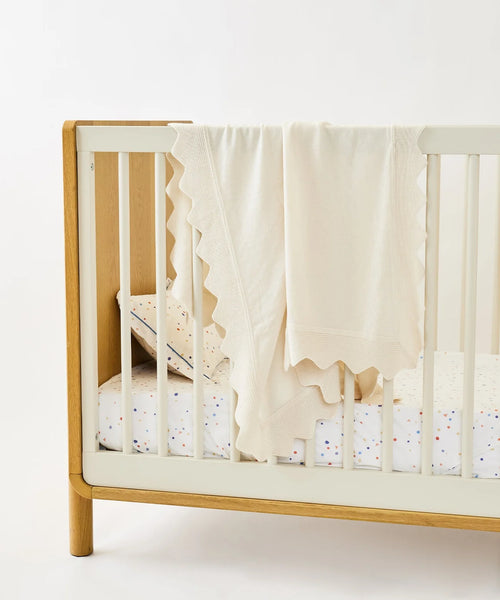 Oso & Me Graham Blanket ~ Cream