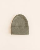 Hvid Beanie Fonzie Newborn ~ Artichoke