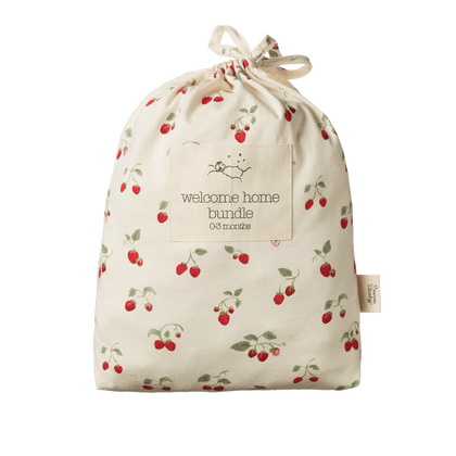 Nature Baby Welcome Home Gift Set ~ Strawberry