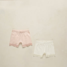 Noralee Cartwheel Shorts ~ Ivory, Blush