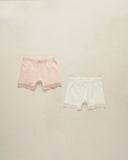 Noralee Cartwheel Shorts ~ Ivory, Blush