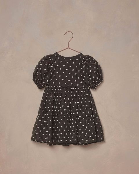 Noralee Chloe Dress ~ Black & Ivory Dot