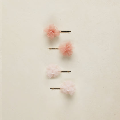 Noralee Pom Pom Pins ~ Blush, Lipstick