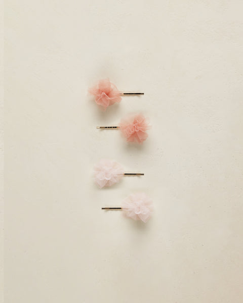 Noralee Pom Pom Pins ~ Blush, Lipstick