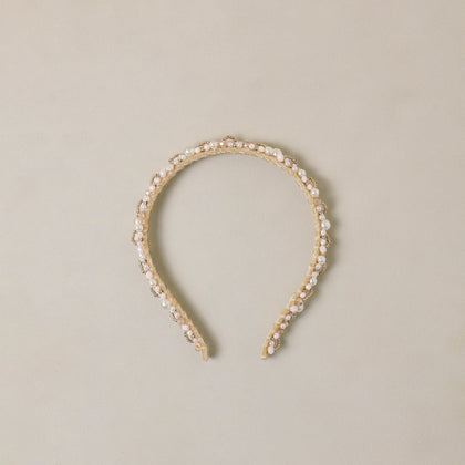 Noralee Pearl Headband ~ Ivory