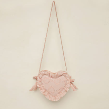 Noralee Heart Purse ~ Blush