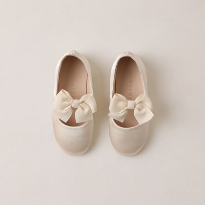 Noralee Bow Ballet Flats ~ Pearl