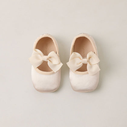 Noralee Baby Bow Ballet Flats ~ Pearl