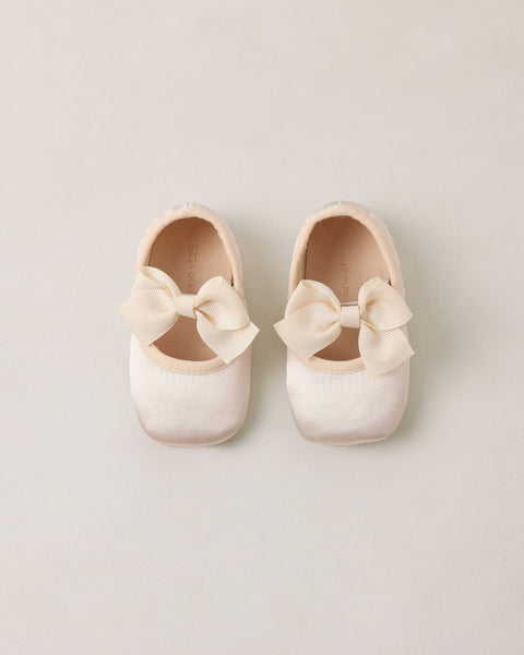 Noralee Baby Bow Ballet Flats ~ Pearl