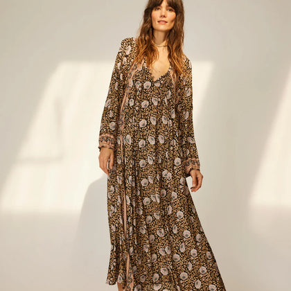 Natalie Martin Fiore Maxi Dress ~ Vintage Flowers Sepia