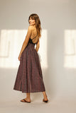 Natalie Martin Bella Skirt ~ Paisley Stripe Heather