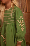 Apolina Noemie Dress ~ Retro Green