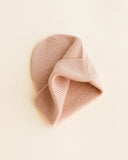 Hvid Beanie Fonzie Newborn ~ Rose