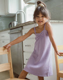 Noble Organic Pointelle Sleep Dress in Lavendar