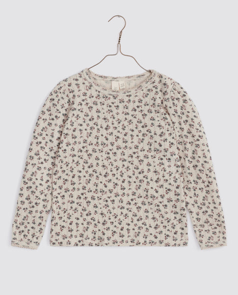 Little Cotton Clothes Organic Pointelle T-Shirt ~ Field Floral