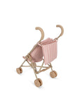 Konges Doll Stroller in Pink Check