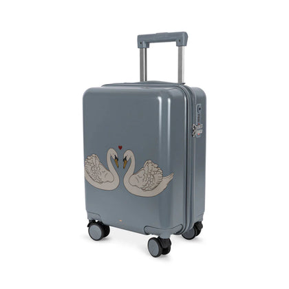 Konges Travel Suitcase ~ Swan Blue