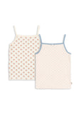 Konges 2 Pack Girl Tanks ~ Pirouette Dot/Mirage