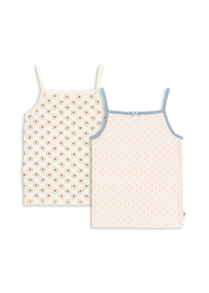 Konges 2 Pack Girl Tanks ~ Pirouette Dot/Mirage