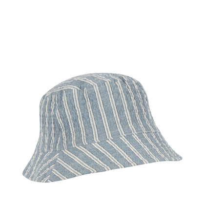Konges Elliot Bucket Hat ~ Trio Bleu Stripe