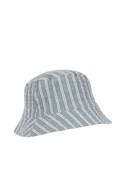 Konges Elliot Bucket Hat ~ Trio Bleu Stripe