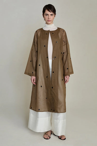 Chan Luu Chandelier Paper Trench ~ Olive