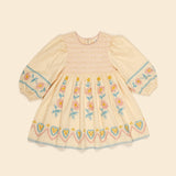 Apolina Penny Smock Dress ~ Cashew