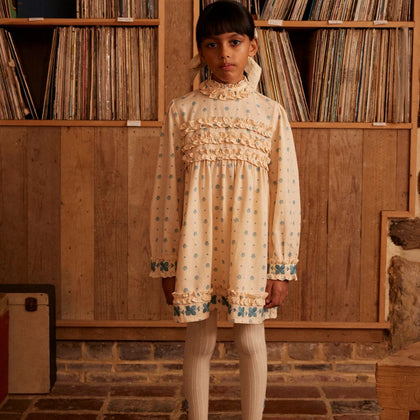 Apolina Pernille Dress ~ Meadow Calico Cashew