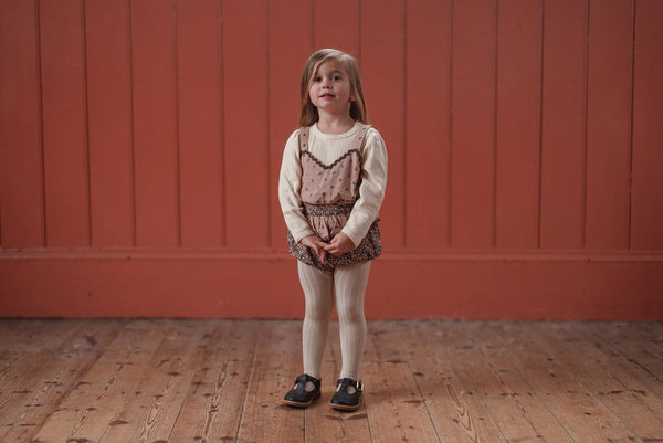 Little Cottons Petra Romper ~ Bracken Floral