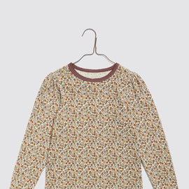Little Cottons Organic Pointelle T-Shirt ~ Prairie Floral