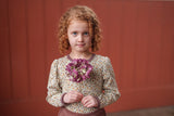 Little Cottons Organic Pointelle T-Shirt ~ Prairie Floral