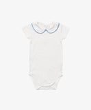 Oso & Me Baby Pan One-Piece - Blue Piping