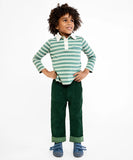 Oso & Me Parker Polo ~ Pine Twin Stripe